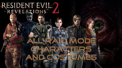 resident evil rev 2 characters.